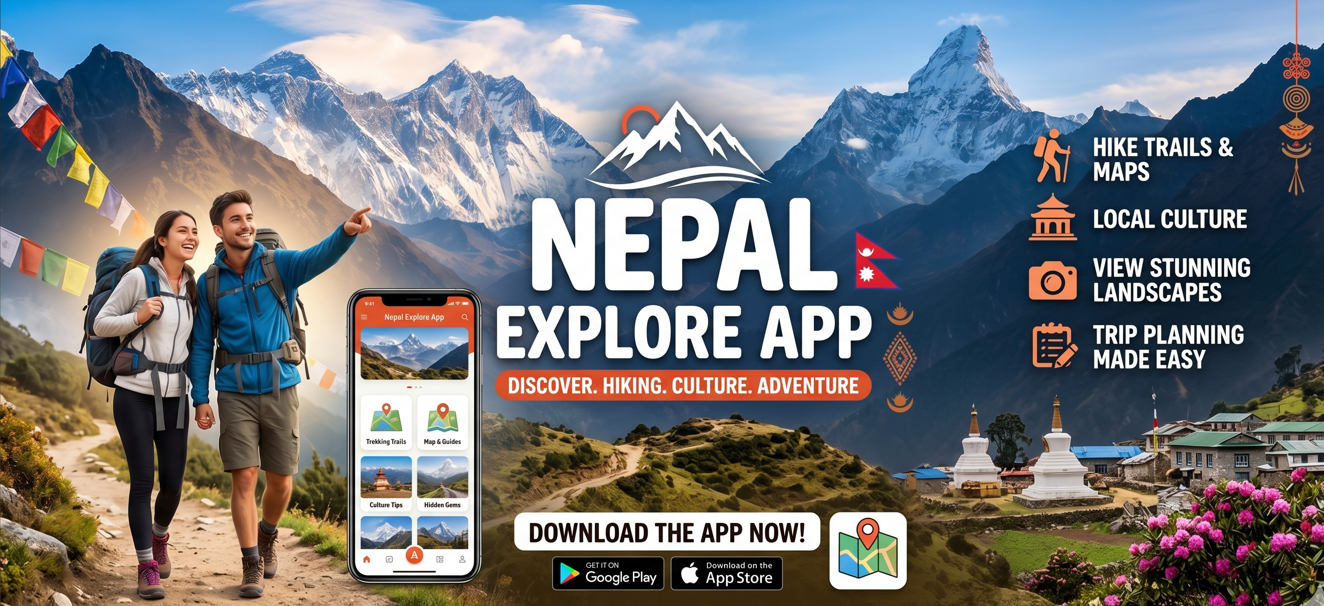 Nepal Explore project banner